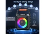 Превью Portable Karaoke Machine, Black, with 2 Wireless Microphones — Karaoke Machine, JYX