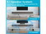 Превью 5.1 Home Theater Speaker System — Sound Bar, Acoustic Audio