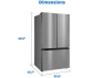 Превью French Door Smart Refrigerator — Smart Refrigerator, Midea