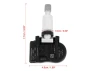 Превью Tire Pressure Monitoring System Sensor, 4 Pieces — TPMS, Unique Bargains