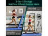 Превью 2-in-1 Folding Treadmill — Connected Equipment, COSTWAY