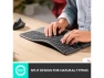 Превью Wireless Ergonomic Keyboard, Black — Bluetooth Keyboard, Logitech