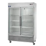 Two Door Glass Reach-In Refrigerator, 49 cu. ft, Stainless Steel, Arctic Air