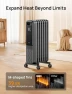Oil Filled Radiator Heater with Remote Control, 1500W, Dreo
