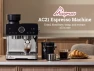 Espresso Machine with Grinder and Milk Frother — Coffee Maker, Acaspresso