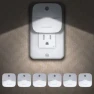 LED Night Lights with Dusk-to-Dawn Sensor, LuxLumin