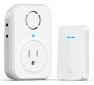 Wireless Doorbell with Extra Socket, AIDA