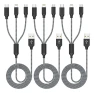 Multi Charging Cable 3Pack, Xnewcable