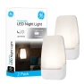 LED Night Light, Plug-in, Dusk to Dawn Sensor, Warm White, 2 Pack, GE