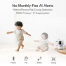 Pet/Dog Camera with Speaker/Phone App, No-Monthly-Fee AI Person/Pet/Cry Detection Security Camera Indoor, PTZ 2.4GHz... — Baby Monitor, CINMOORE