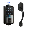 Built-in Wi-Fi Fingerprint Smart Deadbolt Lock with Handleset — Smart Lock, Veise
