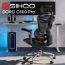 Black, Doro C300 Pro, наклон 105°-135°, 6D подлокотники