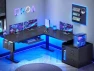 76-119cm 181kg RGB Lighting File Cabinet