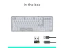 Превью Wireless Mechanical Keyboard, Off-white — Bluetooth Keyboard, Logitech