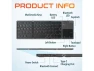 Превью Foldable Bluetooth Keyboard with Touchpad — Bluetooth Keyboard, Delton