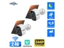 Превью Wireless Outdoor Security Camera, 3 MP, Solar and Battery Powered, 2 Cameras — Security Camera, Hiseeu