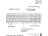 Превью Wireless keyboard, Pale Grey — Bluetooth Keyboard, Logitech