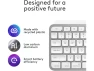 Превью Wireless keyboard, Pale Grey — Bluetooth Keyboard, Logitech