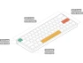 Превью Grey 60% Wireless Keyboard — Bluetooth Keyboard, NuPhy