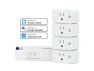 Превью White Wi-Fi Smart Plug, 4 Pack — Smart Plug, TOOYA