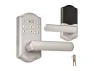 Превью Electronic Lever Door Lock with Handle and Keypad, Satin Nickel — Smart Lock, VEVOR