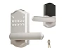 Превью Electronic Lever Door Lock with Handle and Keypad, Satin Nickel — Smart Lock, VEVOR