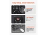 Превью Fingerprint Door Lock, Matte Black — Smart Lock, VEVOR