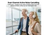 Превью Over-ear hybrid active noise cancelling headphones, White — Wireless Earbuds, Generic Logic, Inc.