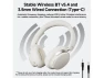 Превью Over-ear hybrid active noise cancelling headphones, White — Wireless Earbuds, Generic Logic, Inc.