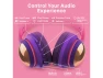Превью Kids Headphones, Hot Pink/Deep Purple — Wireless Earbuds, FosPower
