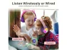 Превью Over-ear headphones, Pink / Purple — Wireless Earbuds, FosPower