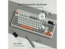 Превью 75% Mechanical Keyboard with TFT Display and Knob — Bluetooth Keyboard, Womier