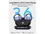 Превью Blue Open-Ear Earbuds with LCD Digital Screen — Wireless Earbuds, Generic Logic, Inc.