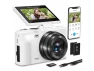 Превью Compact Digital Camera, White, 4K, 64MP, with 32GB TF Card and 2 Batteries — Digital Cameras & Camcorders, Generic Logic, Inc.