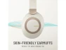 Превью Wireless Over-Ear Headphones, Beige White — Wireless Earbuds, Generic Logic, Inc.