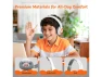 Превью Bluetooth headphones, White Orange — Wireless Earbuds, Generic Logic, Inc.
