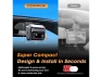 Превью Front and Rear Dash Camera, 4K — Dash Cam, DDPAI