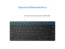 Превью Black Bluetooth Keyboard for iPad, iPad Pro, iPad Air, iPad Mini, and iPhone — Bluetooth Keyboard, OMOTON