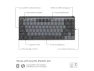 Превью Wireless mechanical keyboard, Space Grey — Bluetooth Keyboard, Logitech