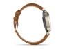 Превью Smart Watch, Cream Gold with Tan Leather Band — Smart Watch, Garmin