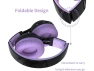 Превью Bluetooth headphones for kids, foldable, Black & Purple — Wireless Earbuds, Riwbox