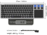Превью Wireless Keyboard with Built-in Touchpad — Bluetooth Keyboard, Arteck