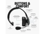 Превью Wireless mono Bluetooth trucker headset with microphone — Wireless Earbuds, Blue Tiger