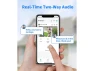 Превью Outdoor WiFi Security Camera, 2K, Black — Security Camera, WOOJONG