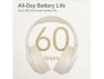 Превью Beige White Wireless Over-Ear Headphones — Wireless Earbuds, LORELEI