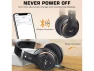 Превью Over-ear wireless Bluetooth headphones, Black & Gold — Wireless Earbuds, Suppower