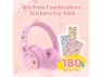 Превью Pink Over-Ear Kids Headphones — Wireless Earbuds, MIDOLA