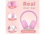 Превью Pink Over-Ear Kids Headphones — Wireless Earbuds, MIDOLA
