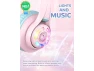 Превью Kids Bluetooth Headphones, Meow Macaron Pink — Wireless Earbuds, iClever