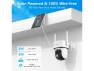 Превью Wireless Outdoor Security Camera, Dual Lens, 2K, White, 2-Pack — Security Camera, Wansview
